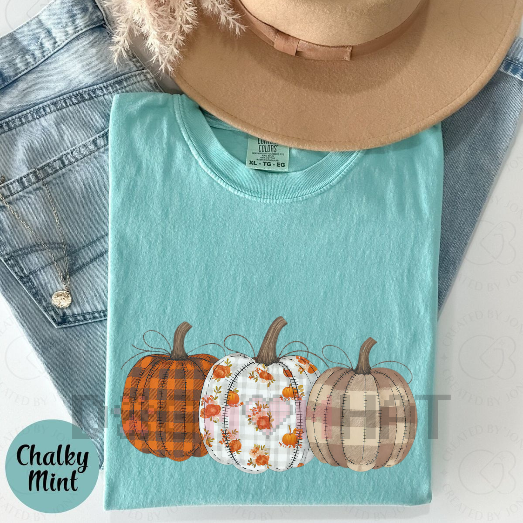 Retro Fall Pumpkin Comfort Colors T-Shirt – Vintage Autumn Tee
