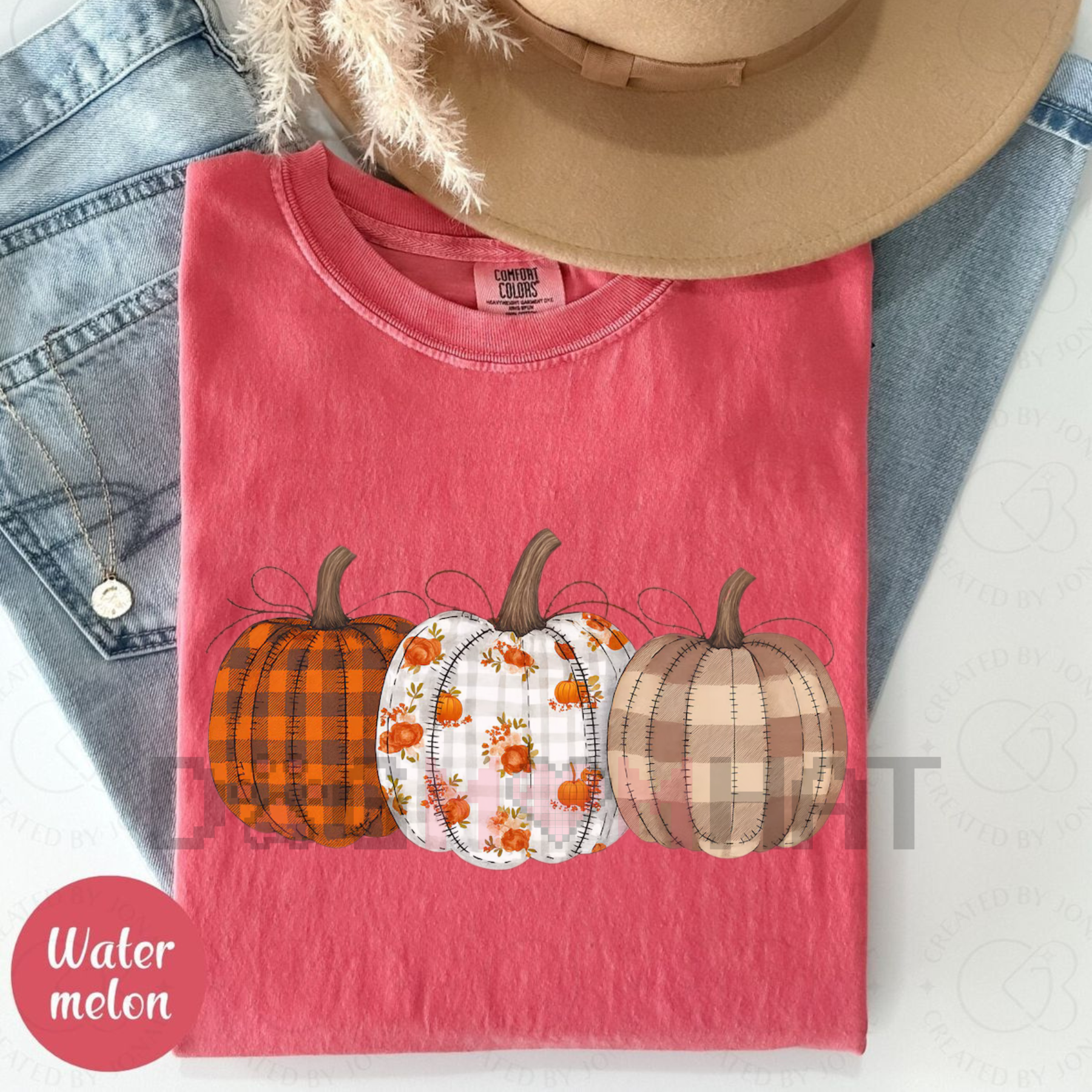 Retro Fall Pumpkin Comfort Colors T-Shirt – Vintage Autumn Tee